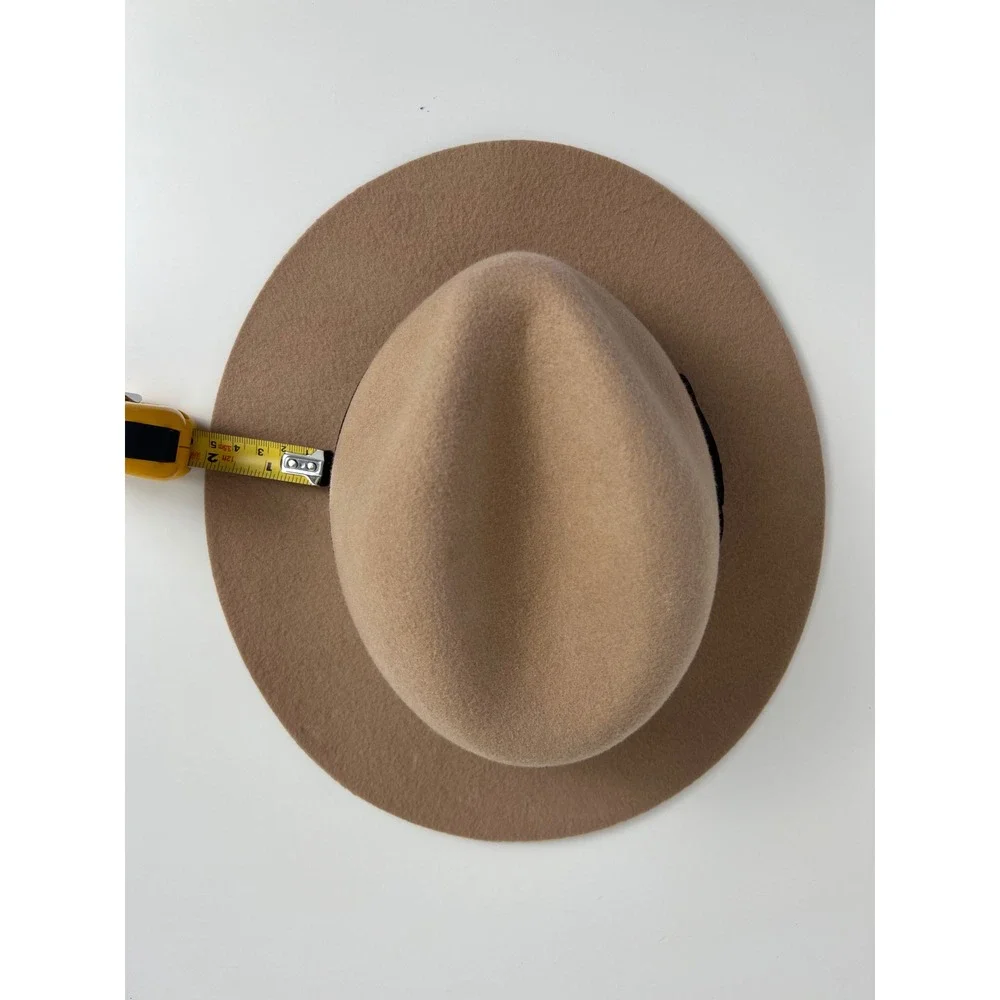 Lack of Color Kids Tan Australian Wool Fedora Hat One‎ Size Wide Brim Unisex